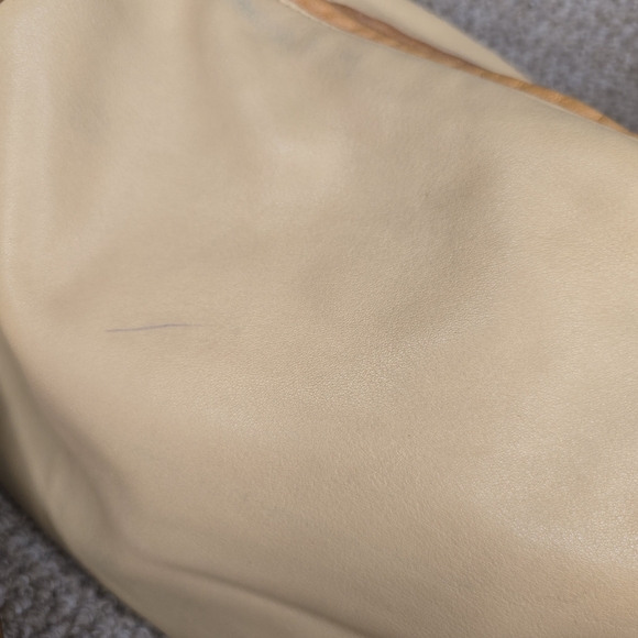 Vintage Beige And Britsh Leahter Y2K HOBO BAG MICHAEL KORS - Picture 4 of 6